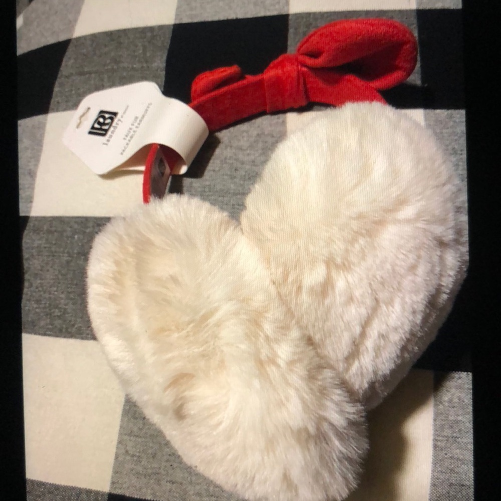 NWT Holiday Fluffy Ear Muffs